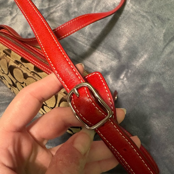 Coach Small Canvas Crossbody - Picture 6 of 8